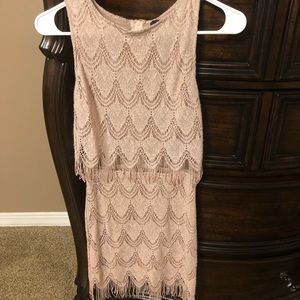 Gorgeous Faux Two piece dress